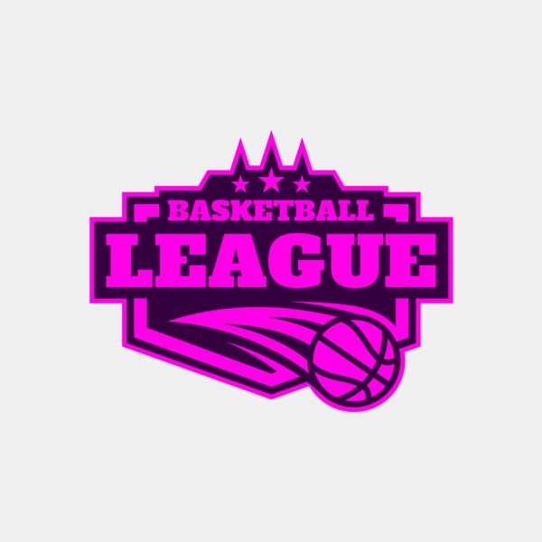 League Basketball logo template 02 Thumbnail