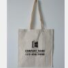 Budget Calico Tote Bag Thumbnail