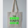 Budget Calico Tote Bag Thumbnail